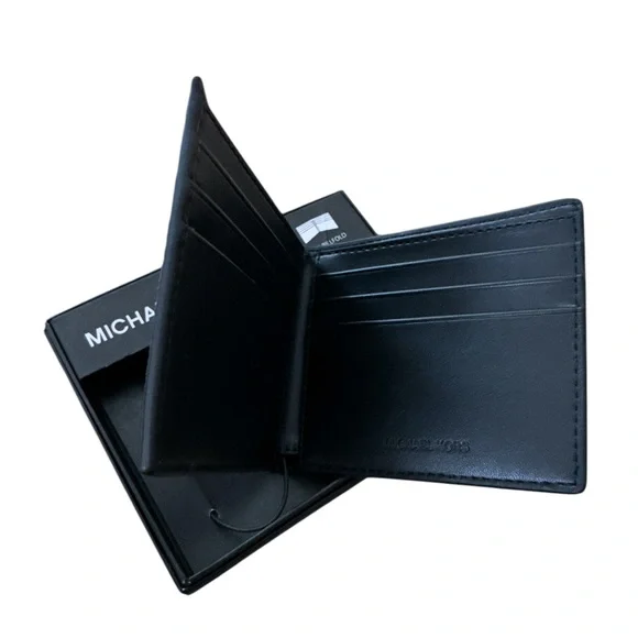 Michael Kors Jet Set Leather Bifold Wallet Black - Picture 4 of 8